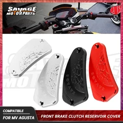 Motorcycle Front Brake Clutch Reservoir Cover For MV Agusta Brutale 800 750 910 920 989R 990R 1078 1090 RR F4 312 Oil Fluid Caps