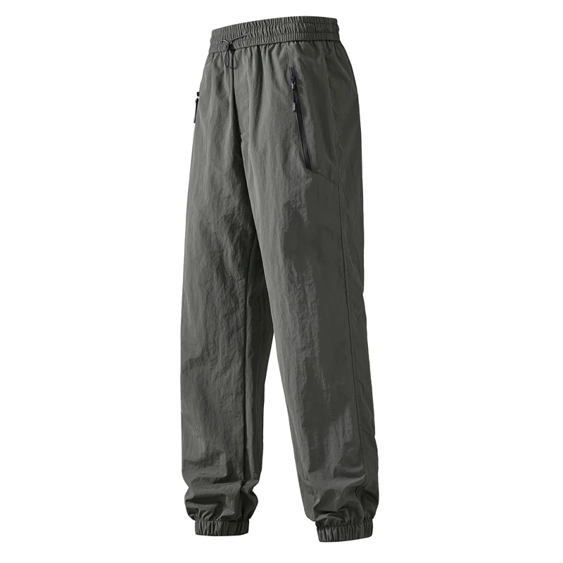 Men's Cargo Man Pants Spring Autumn Quick Drying Waterproof Breathable Side Pockets Gym Outdoor Sport Pants Ropa Hombre