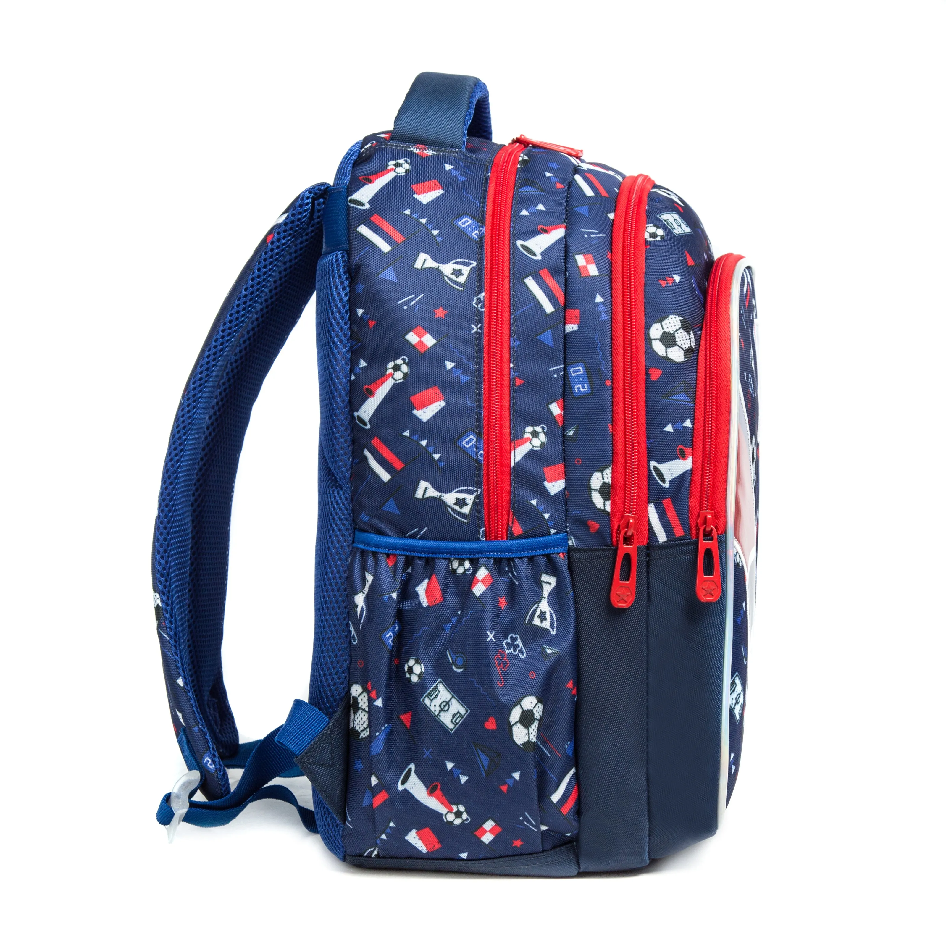 Football School Backpack for Boys Backpack with Lunch Box Boys Backpack for Preschool Elementary School Students