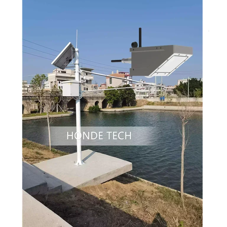 CE Doppler Non Contact 120Ghz FMCW Technology 6Kv Lightning Protection 3 in 1 Radar Water Flow Meter