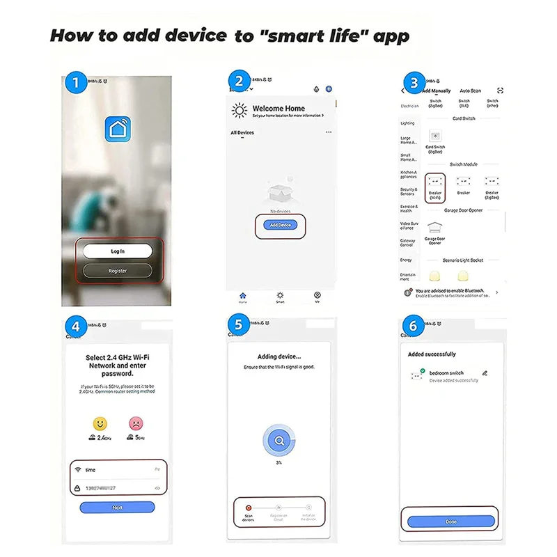 สวิตช์รีเลย์ WiFi อัจฉริยะขนาดเล็ก, โมดูลสวิตช์ไฟ DIY Smart Life/แอปพลิเคชัน Tuya, รีโมทคอนโทรลไร้สาย