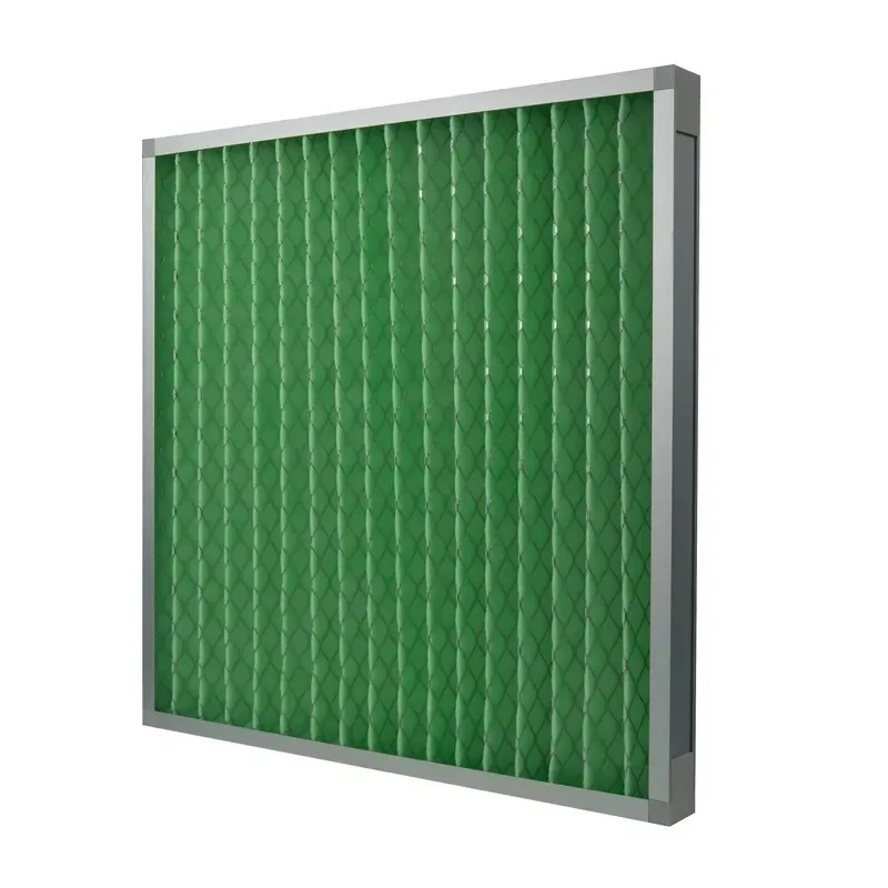 Wholesale Low Wind Resistance Polyester Air Filter Element High Efficiency Plate Filter