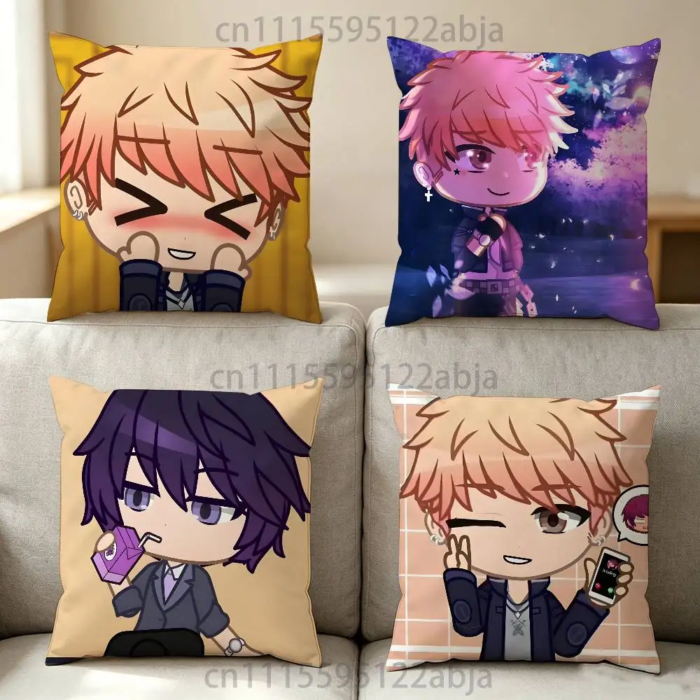 The Music Freaks Jake Drew Zander Throw Pillow Case 40x40cm Decoration DIY Square Chair Pillowcase Pad Cover