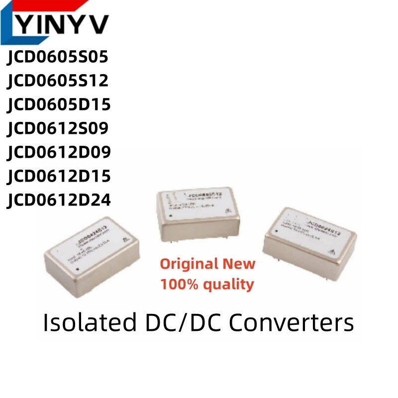 1Pcs JCD0605S05 JCD0605S12 JCD0605D15 JCD0612S09 JCD0612D09 JCD0612D15 JCD0612D24 Isolated DC/DC Converters 100% New original