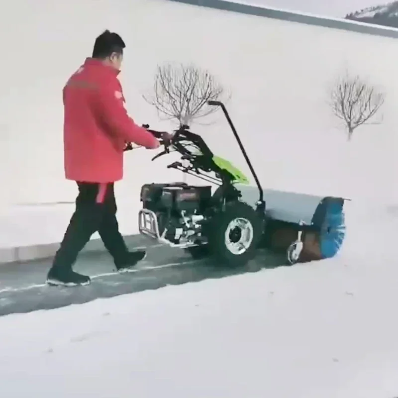 

Hot Snow Sweeper Walking Type 6.5Hp Power Snowplow for Snow Removing and Cleaning Portable Snow Sweeper in Winter