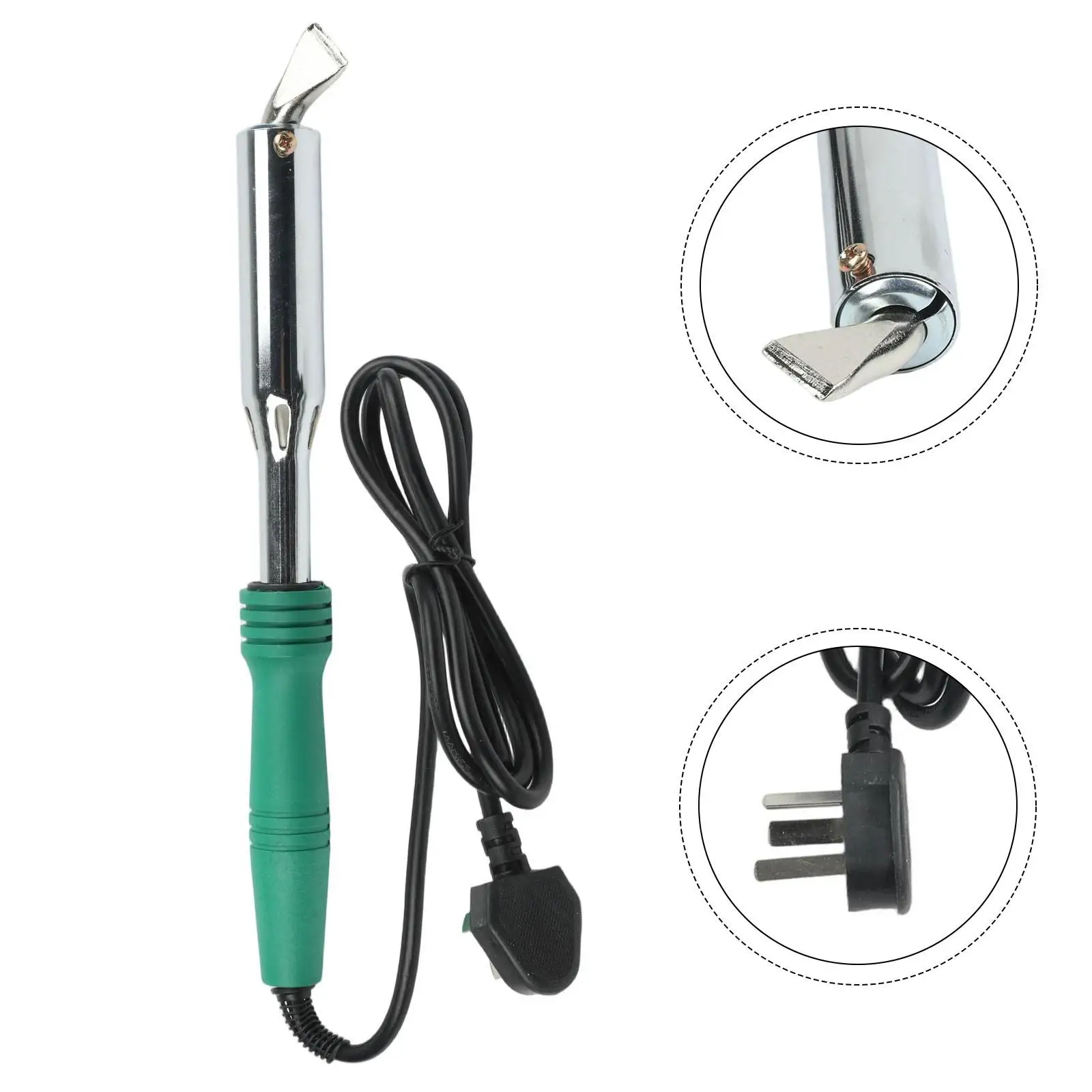 100W/150W/200W/300W 220V 50HZ Electric Soldering Iron Pointed Head/Elbow High Power Constant Temperature Welding Iron Tool view 5