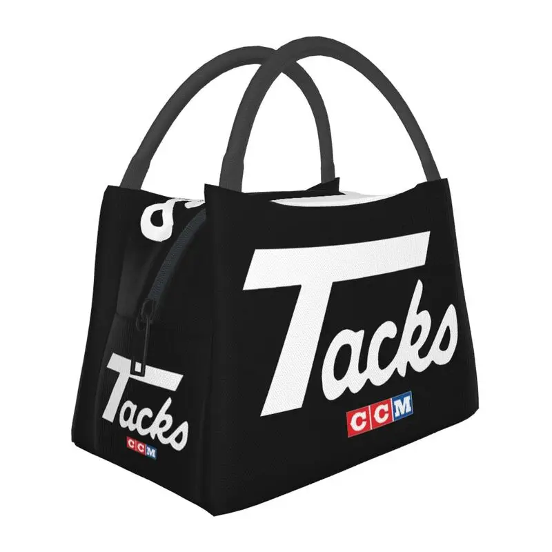 

CCM Canada Logo Hockey Insulated Lunch Bag for Women Leakproof Thermal Cooler Bento Box Office Picnic Travel