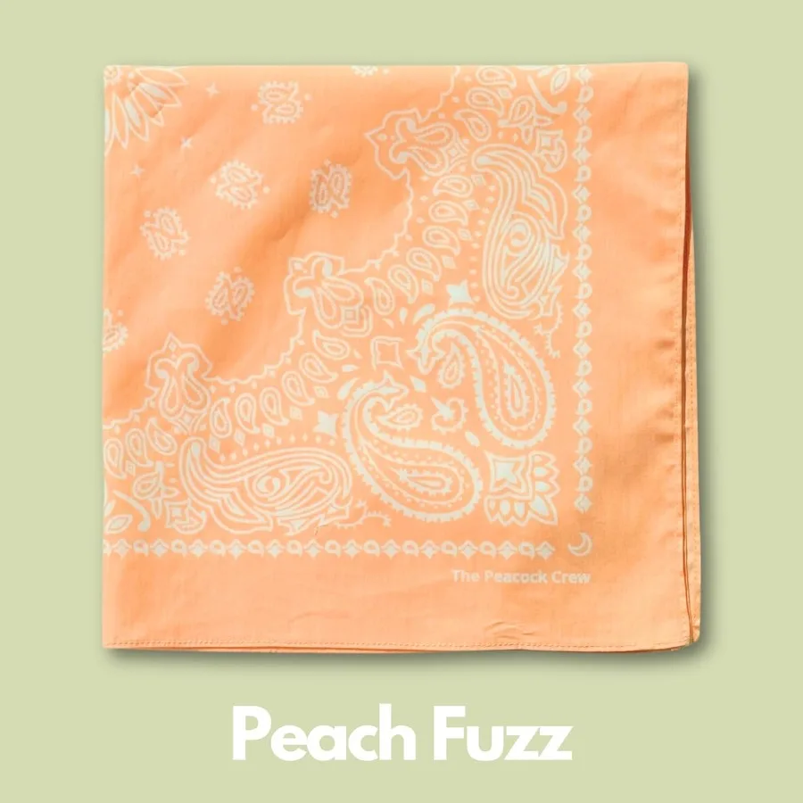 حزمة عصابات أنيقة من القطن الناعم الفاخر مقاس 22 × 22 بوصة للرجال والنساء مثالية لتصفيف الأزياء في الهواء الطلق