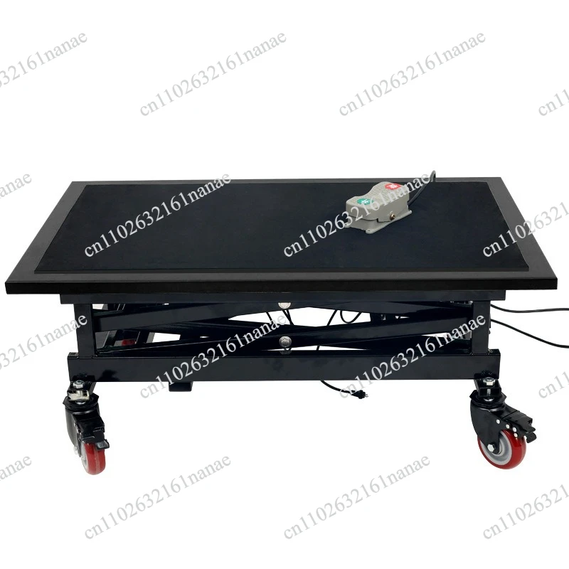 New Electric Lifting Step Stool Foldable Mobile Platform Trolley Foot Lift Work Bench For Indoor Tile Renovation Construction