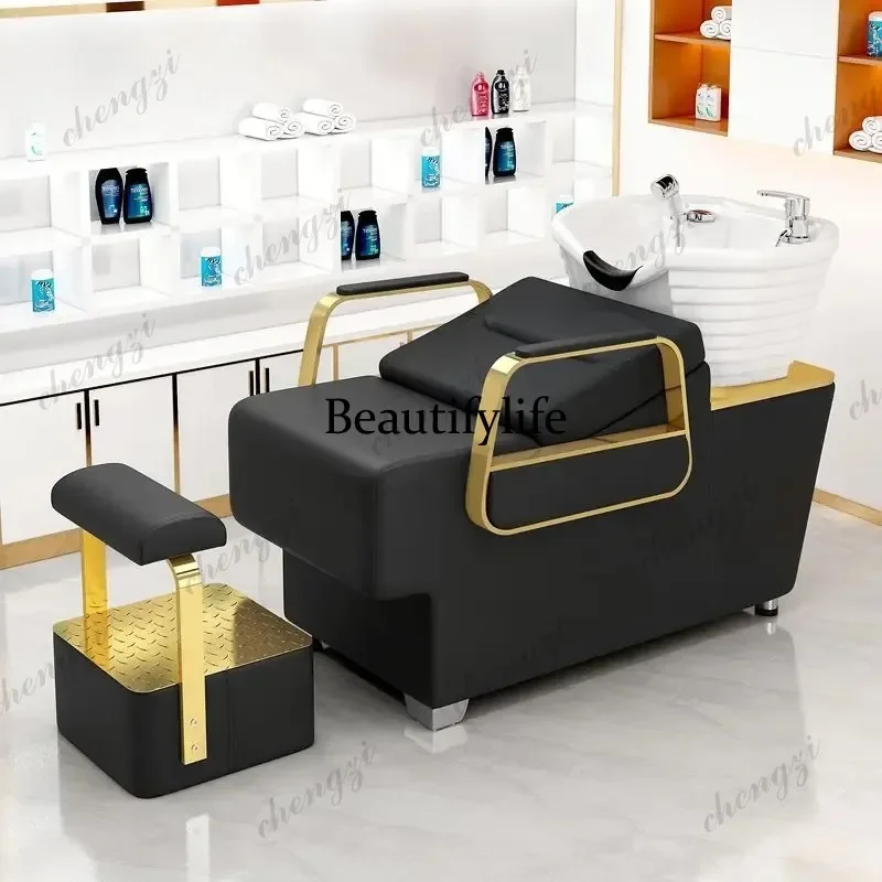 K153  Hairdressing Luxury Shampoo Chairs Fashion Simple Special Use Hair Salon Shampoo Chairs Barber Comfort Salon