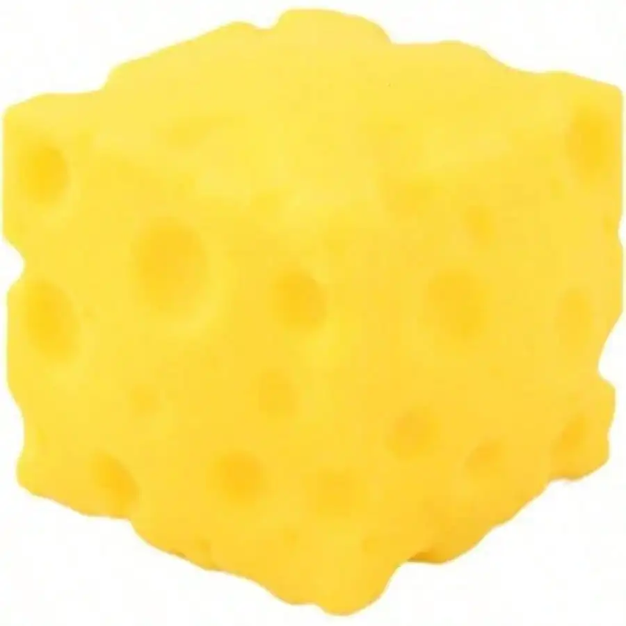 Yellow Cheese Squeeze ToySoft Novelty Toy Rebounding Sensory Help for Relax Focus Sensory Cheese for and Adults Food Theme Cheese Cubes Squishy Toys Stress Balls for Adults Yellow 1