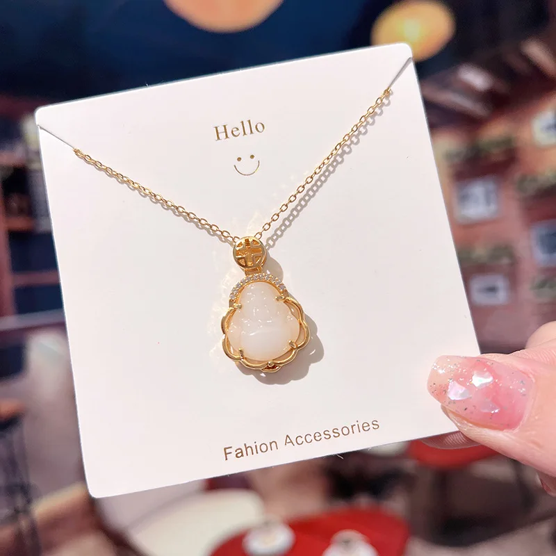 

Luxury Full Zircon Flower Pendant Necklace for Women Titanium Steel Anti-Tarnish Gold Color Fashion Jewelry Accessory