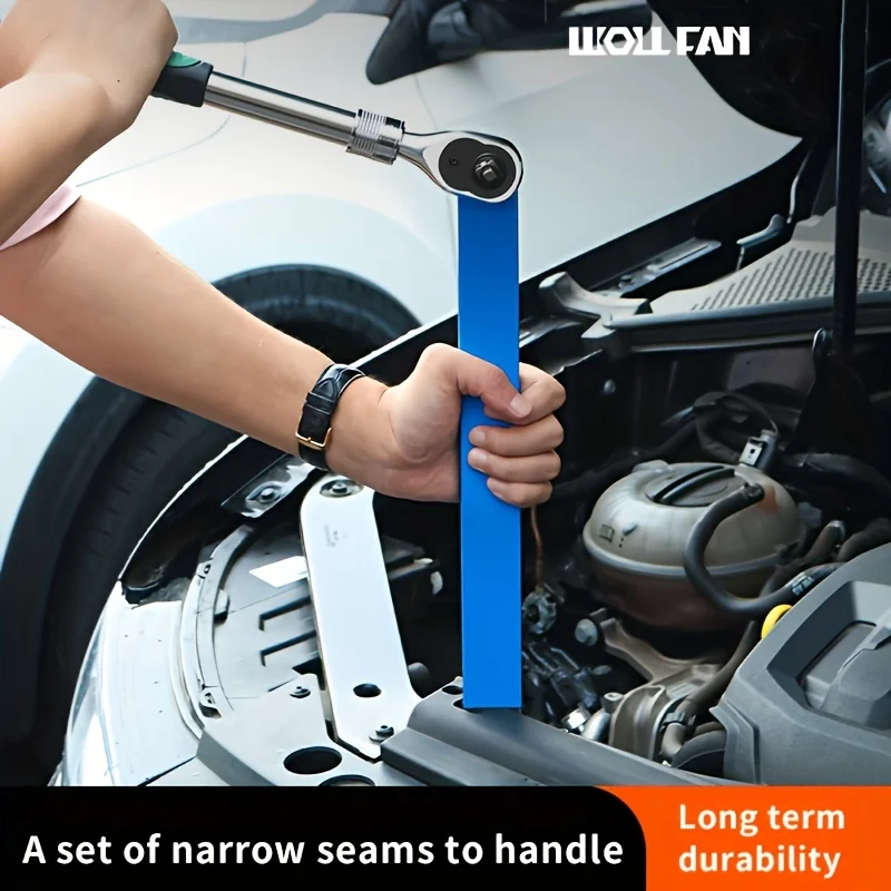 15 Inch Offset Extension Wrench Set Multi Purpose Ratchet Socket Adaptor Bar for Tight Spaces Car Repair DIY Metric Tool