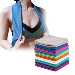 Sports Quick-dry Towels Cooling Towel Microfiber Instant Cool Ice Face Towels For Gym Swimming Yoga Running Portable Towels