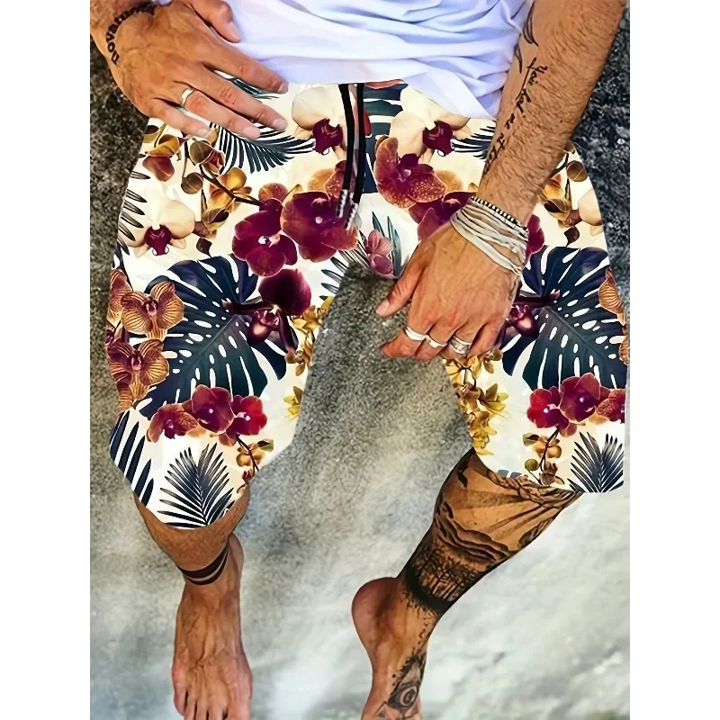 

Мужские пляжные шорты с принтом - Модные повседневные шорты для мужчин с принтом