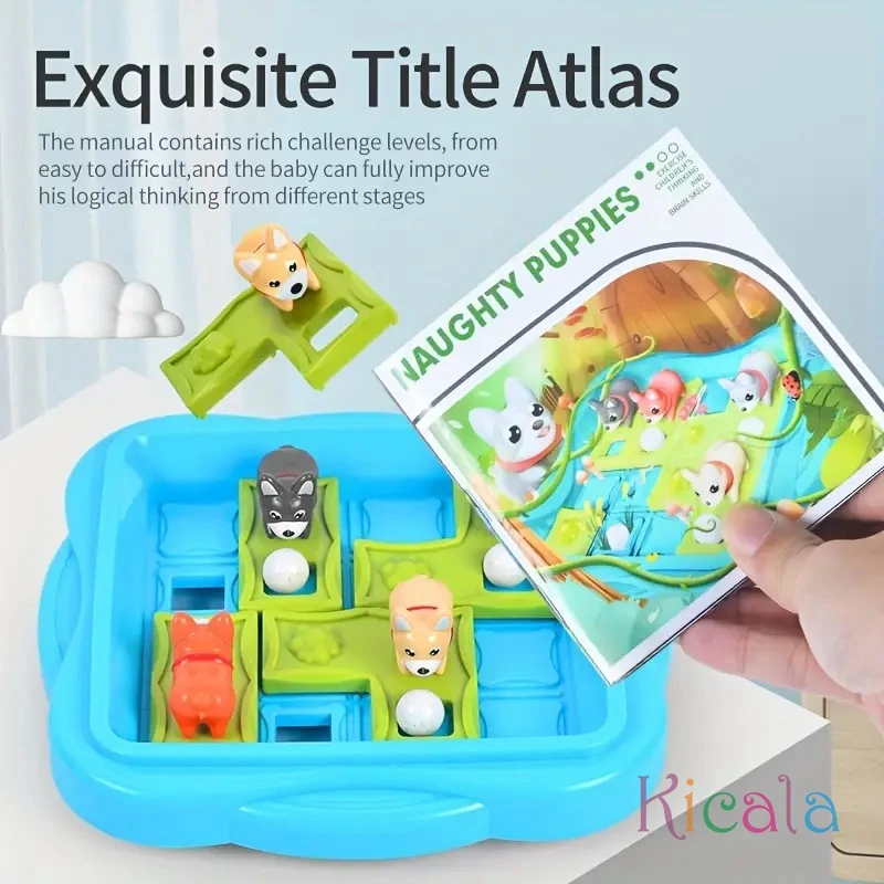 Board Game For Kids Logic Thinking Training Parent-Child Interactive Motessori Puzzle Game Toys For Birthday Christmas Gifts