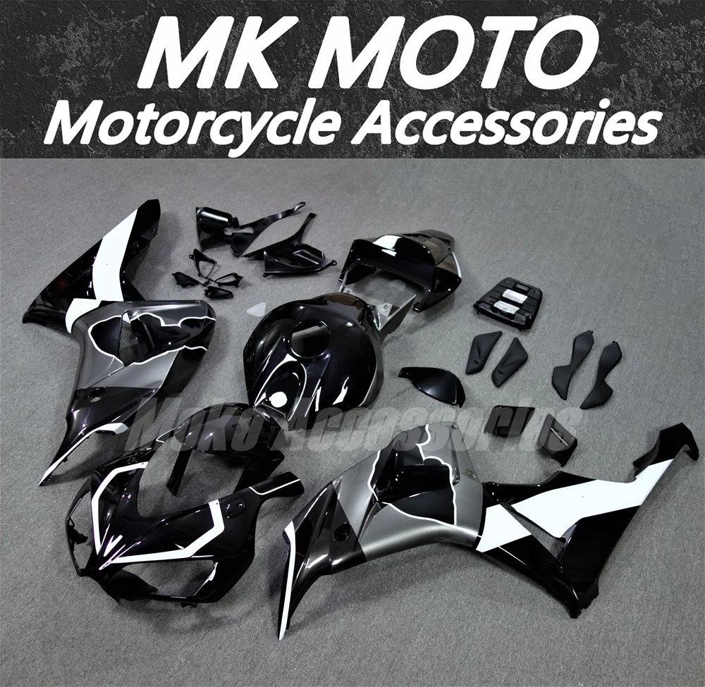 Motorcycle Fairings Kit Fit For Cbr1000rr 2006-2007 Bodywork Set High Quality ABS Injection Black Gray