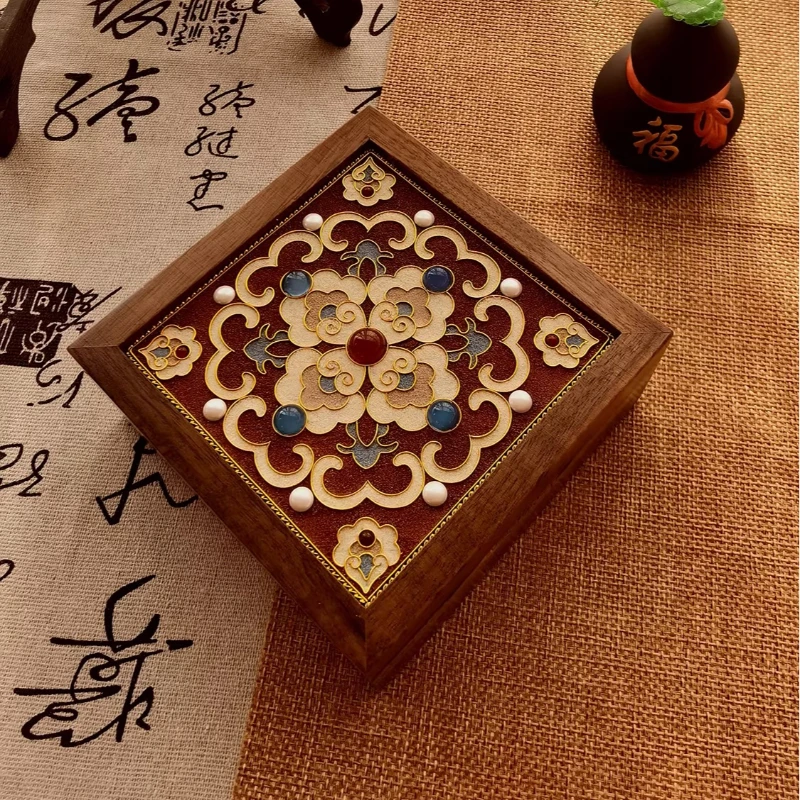 Cloisonne DIY Craft Kit, Mini Jewelry Box Making Set, Chinese Style Handmade Gift & Traditional Art Project for Beginners