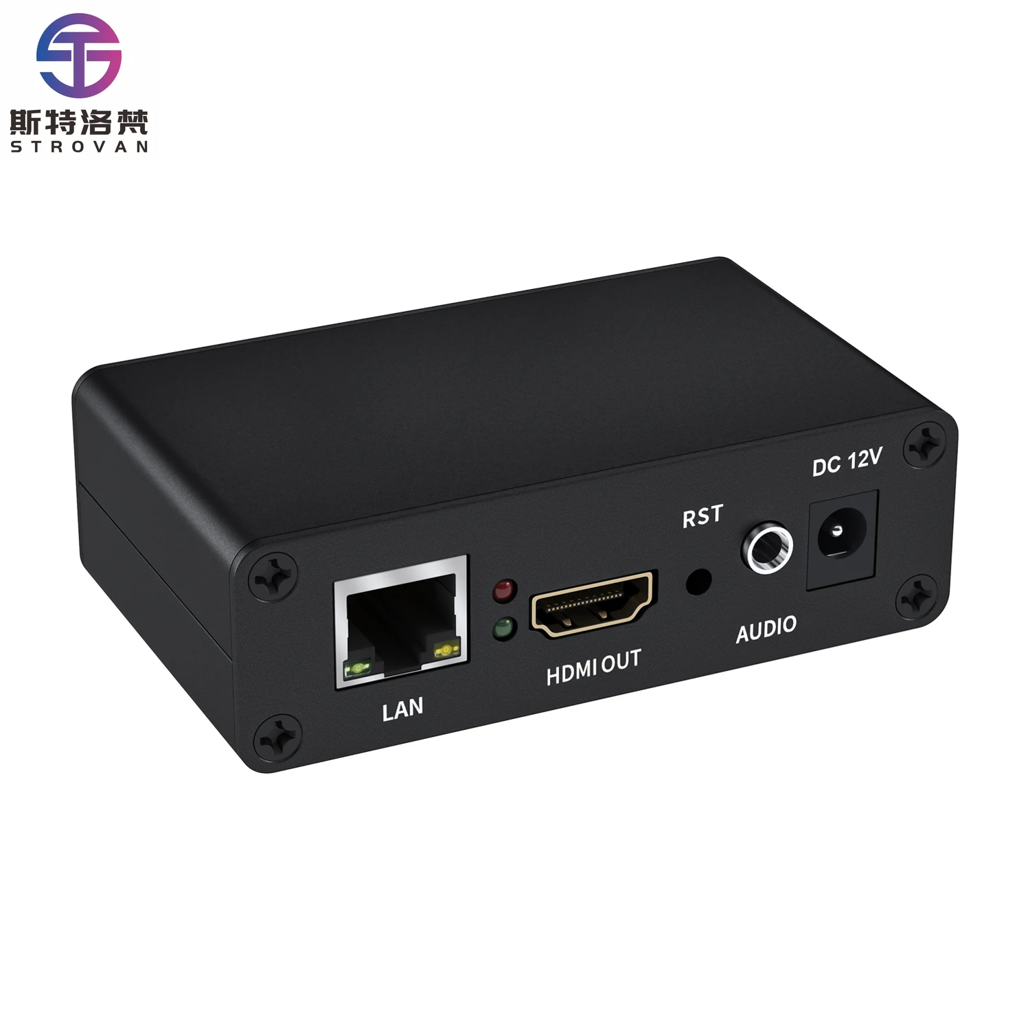 H.265 H.264 USB IP to HDMI Video Streaming Decoder HD IP  Decoder for Decoding HTTP RTSP RTMP UDP HLS