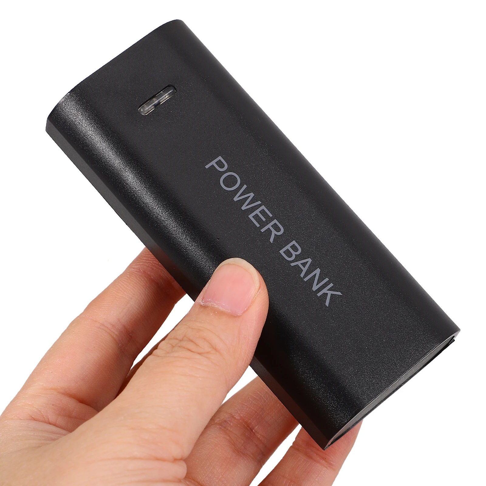 

Hidden Box Cash Storage Fake Power Bank Black Compact Travel Money Container Secure Sealed Design Jewelry Organizer Theft