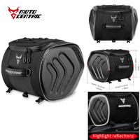 MOTOCENTRIC 20L Motorcycle Scooter Front Bag Waterproof High Reflective Large Capacity Motorbike Rear Seat Cycling Helmet Bags
