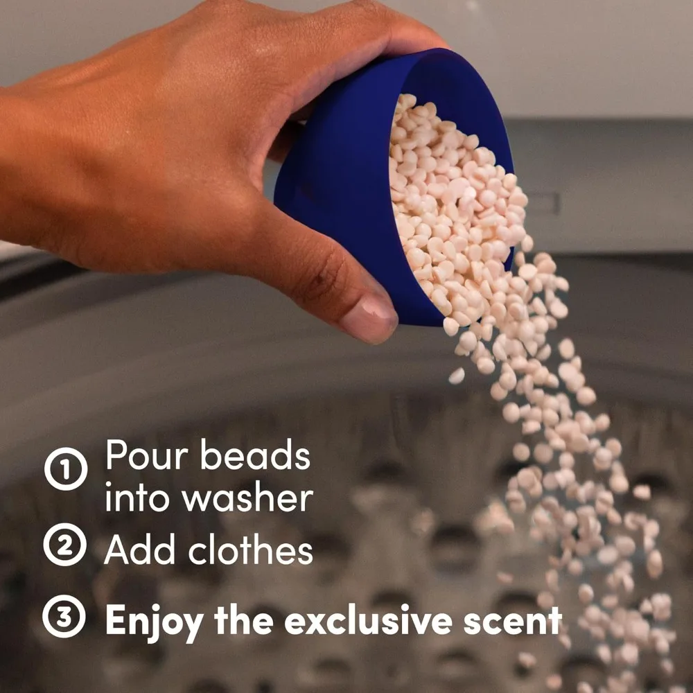Limited Edition Chai Latte Scented Laundry Beads, In-Wash Fabric Scent Booster, Fresh Long Lasting Fragrance, 7.8 oz Cozy Home Collection view 7