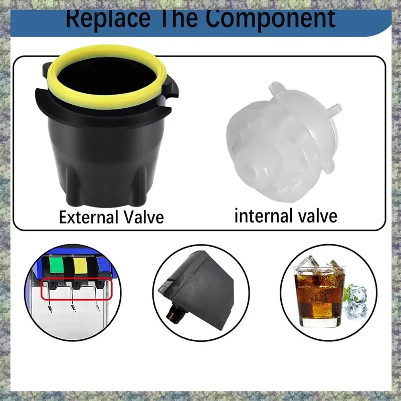 

WON LEV 3.0 Soda Valve Nozzle 28545 Diffuser 28368 Internal Mixer Part,For Cola Machine Inner Outer Valves Replacement