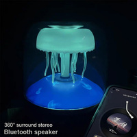 V6Pro Desktop Jellyfish Subwoofer HIFI Wireless Bluetooth Speaker with RGB Lamp White Noise TWS TF Card AUX Creative Soundbox