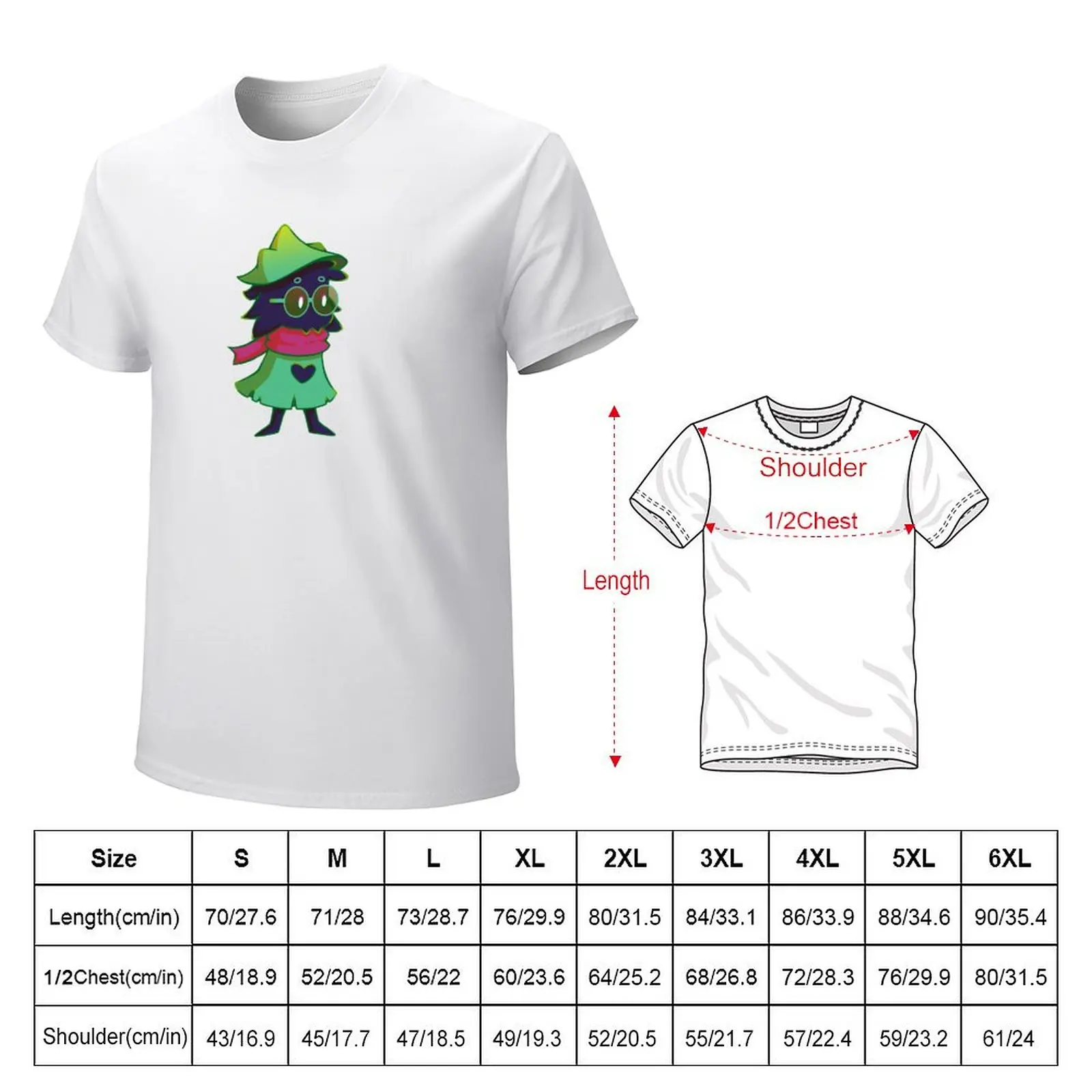 Ralsei - Deltarune T-Shirt animal prinfor boys blacks anime clothes men clothes