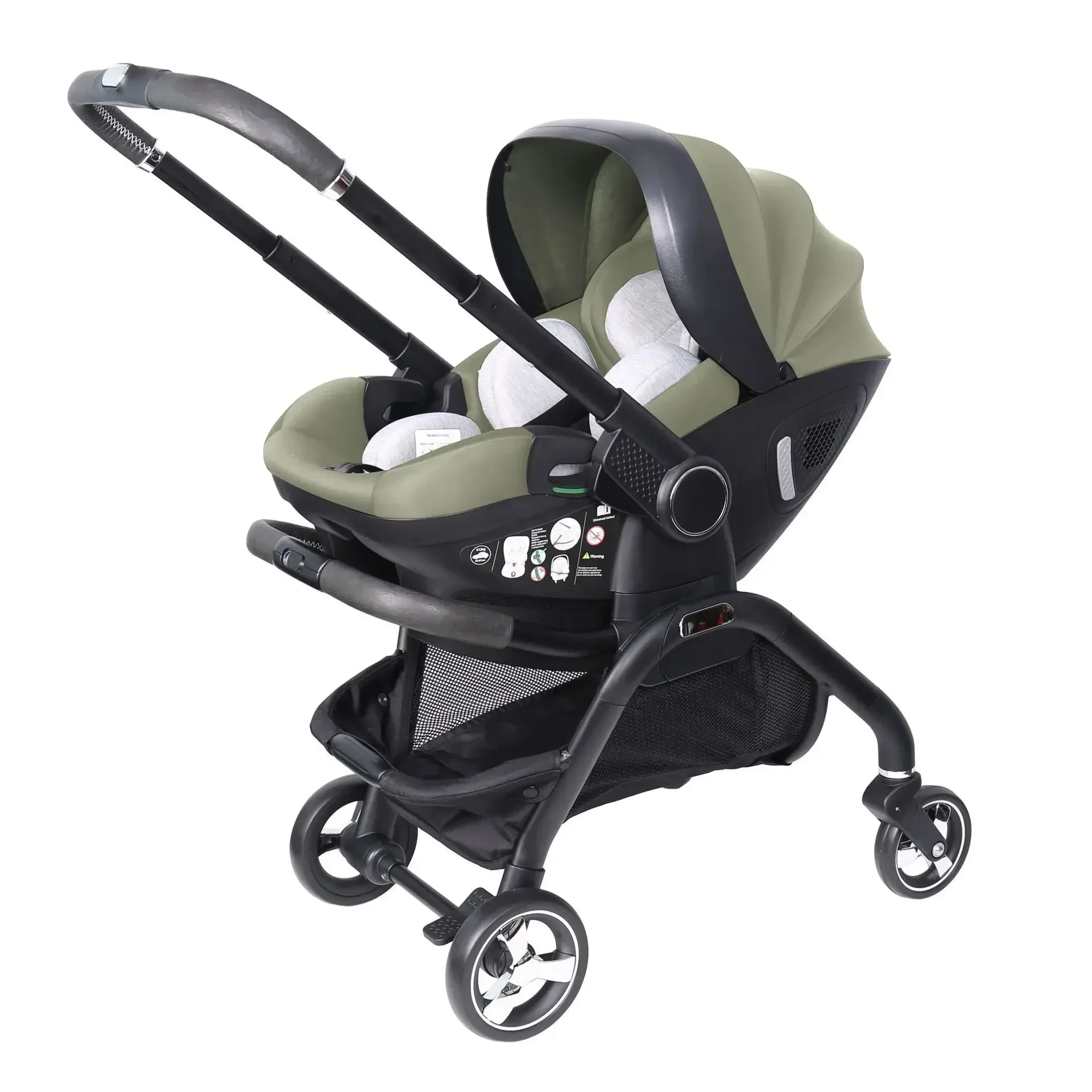 Opvouwbare multifunctionele kinderwagen Tweeweg verstelbare armleuningen Tweeweg 3IN1 kinderwagen Draagbare kinderautostoel