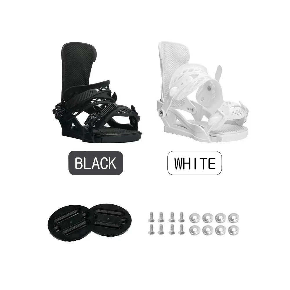 Snowboard Bindings 3D Fully Adjustable Wrapped Binding Shock-absorbing and Comfortable Base