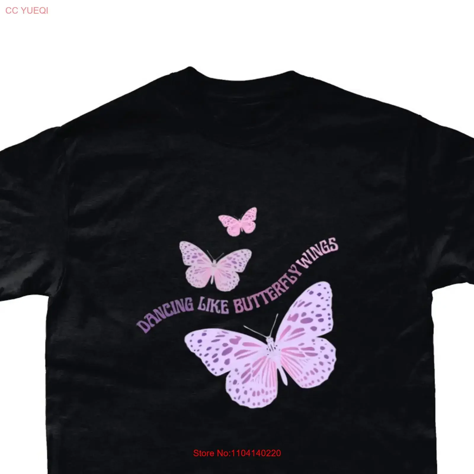 Ateez Inspired Butterly Wings T Shirt Atiny Kpop vintage Washed graphic Slightly Versatile Breathable Soft Comfortable Casual