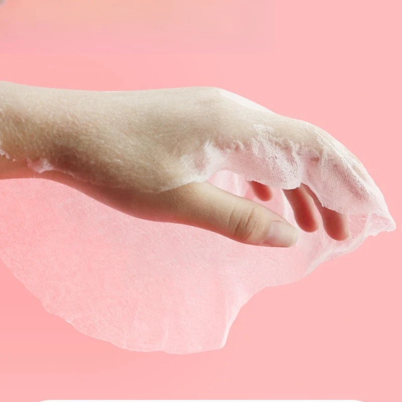 50/100 pz Usa E Getta Maschera di Carta Morbido Non Tossico Maschera Copriletto FAI DA TE Traspirante Cotone Permeabilità Maschera Acqua di Carta Per La Cura Della Pelle