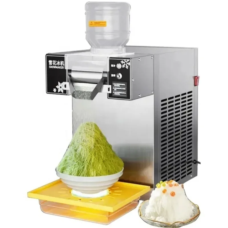 Model-60 Automatic Snowflake Flake Ice Crusher Maker hine Shaved Ice hine for Commercial Use
