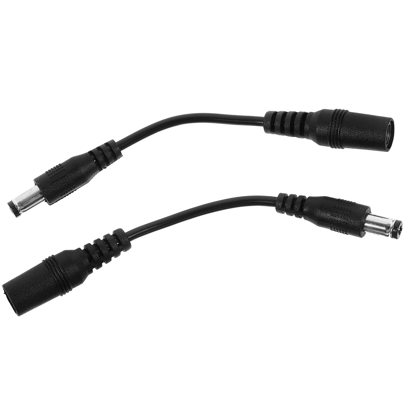 

2pcs Effector Polarity Transition Cable Black Male to Female Musical Instruments Accessory High-Quality Durability Converter