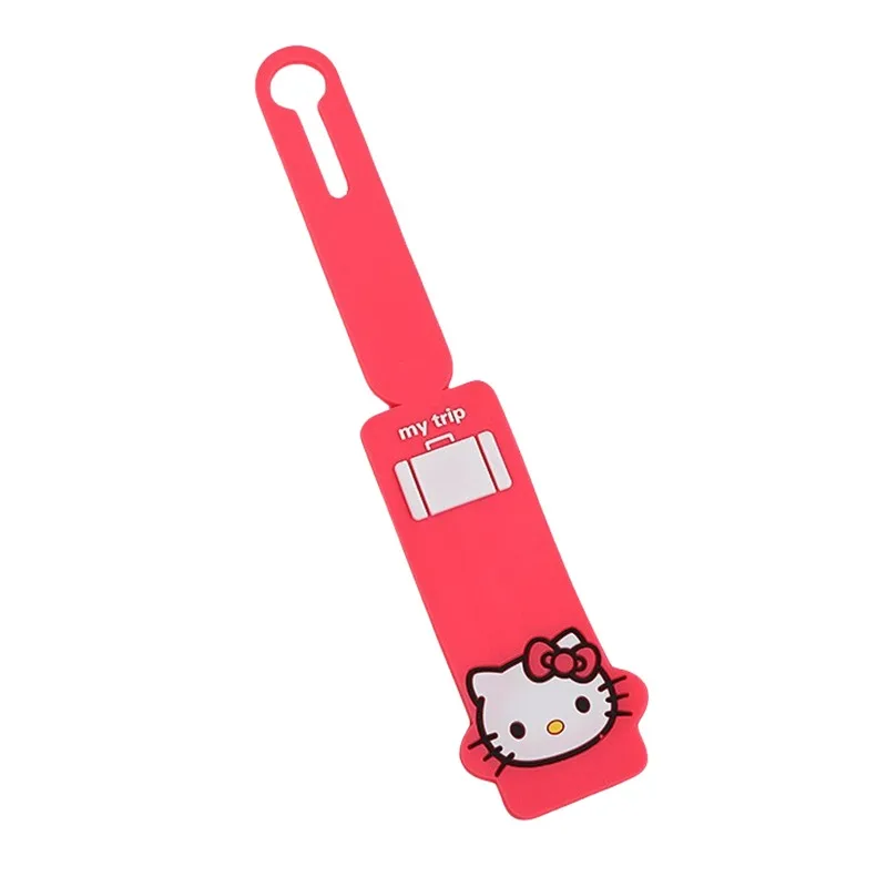 Sanrio Hello Kitty siliconen bagagelabel instaptag kofferlabel anti-verloren preventie check-in hangende hanger kerstcadeau