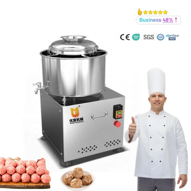 

High Efficiency Stainless Steel Meatball Beating Machine Small Electric Beef Fish Meat Ball Beate Pulp Machine