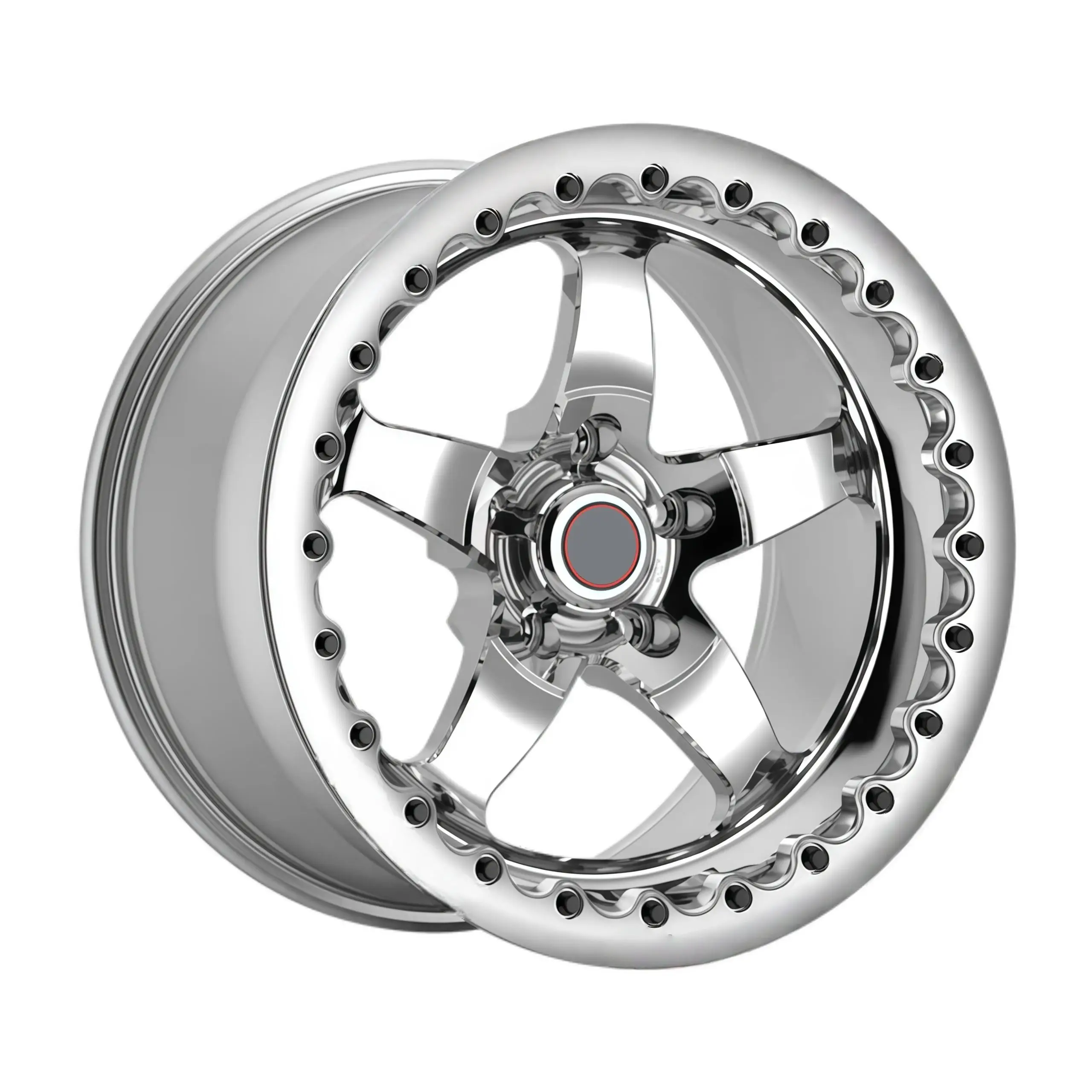 FOR Beadlock Forged 17 18 Inch 5x112 5x120 Deep Concave 17X10.5 18X12 Drag Racing Wheels for bmw Ford Bronco Nissan Patrol