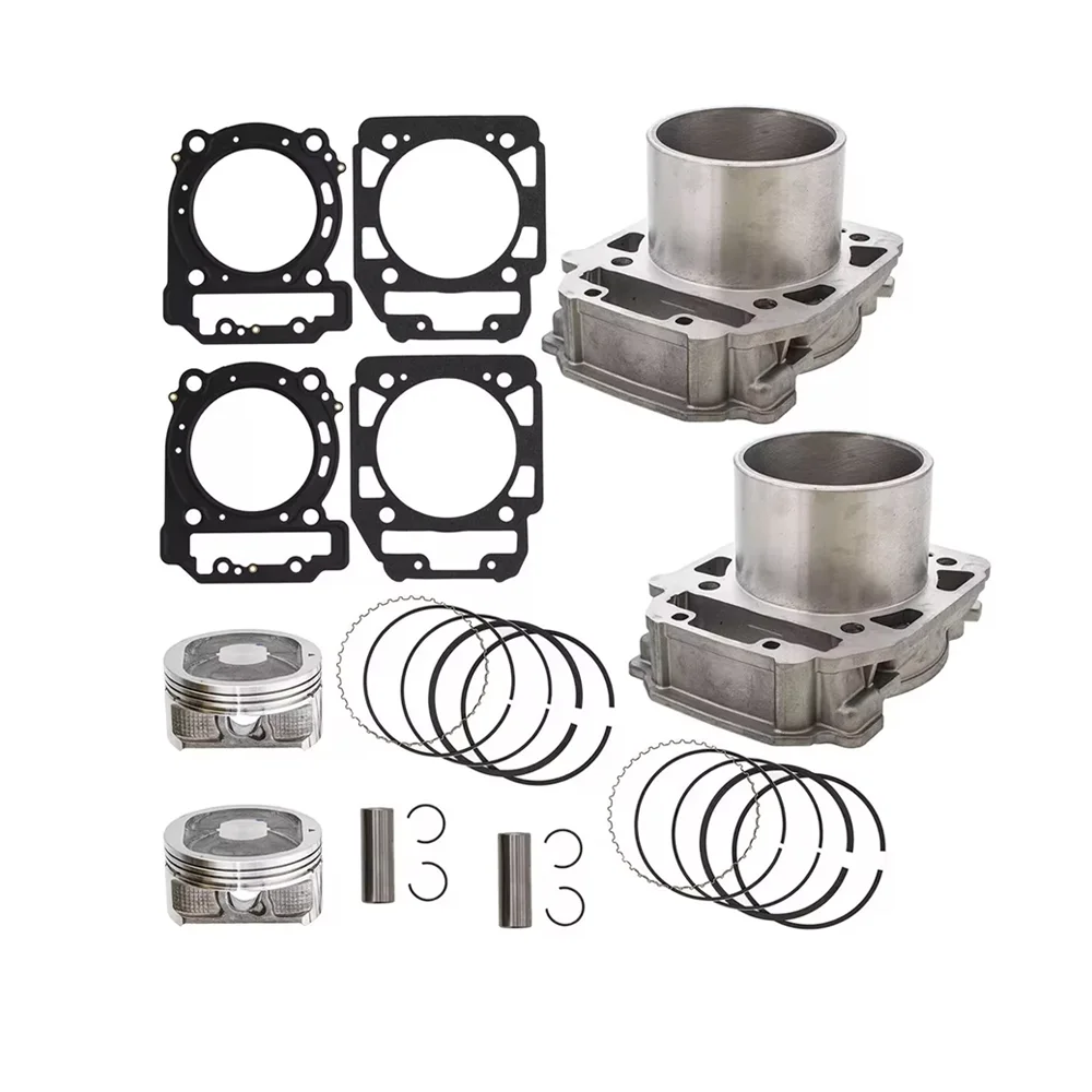 Motorcycle Cylinder 91mm Piston Gasket Kit For BRP Can-Am Outlander Renegade 800 4x4 EFI UTV 800cc 06-21 420613586 420613587