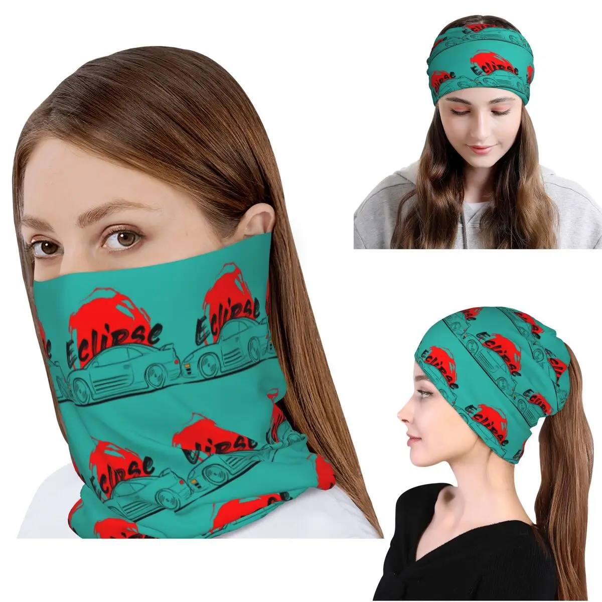 

Eclipse 3 3G ECLIPSE Bandana Neck Gaiter Mask Scarf Warm Balaclava Beanies Hat Unisex Adult Windproof