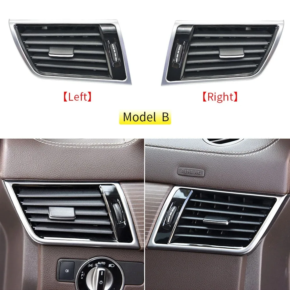 Car Front Air Conditioner AC Vent Grille Outlet Complete Assembly For Mercedes Benz ML GL GLE GLS Class W166 W292 12-19