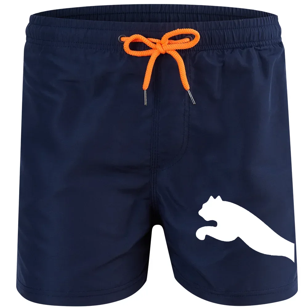 

2025 New summer men's beach shorts, casual swimwear, quick-drying shorts, swimming shorts, and men's fashionable sports shorts