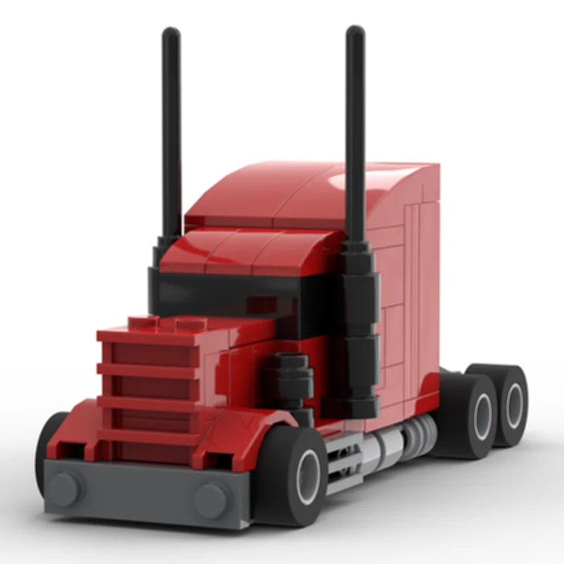 

Truck series classic model static version box truck DIY creative children's toys Christmas gift technology building blocks