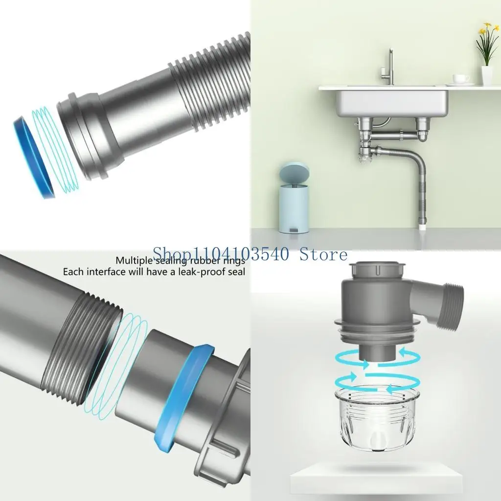 

02DC Практические трубы для кухни и дренажей ванной комнаты легкие дизайны установки