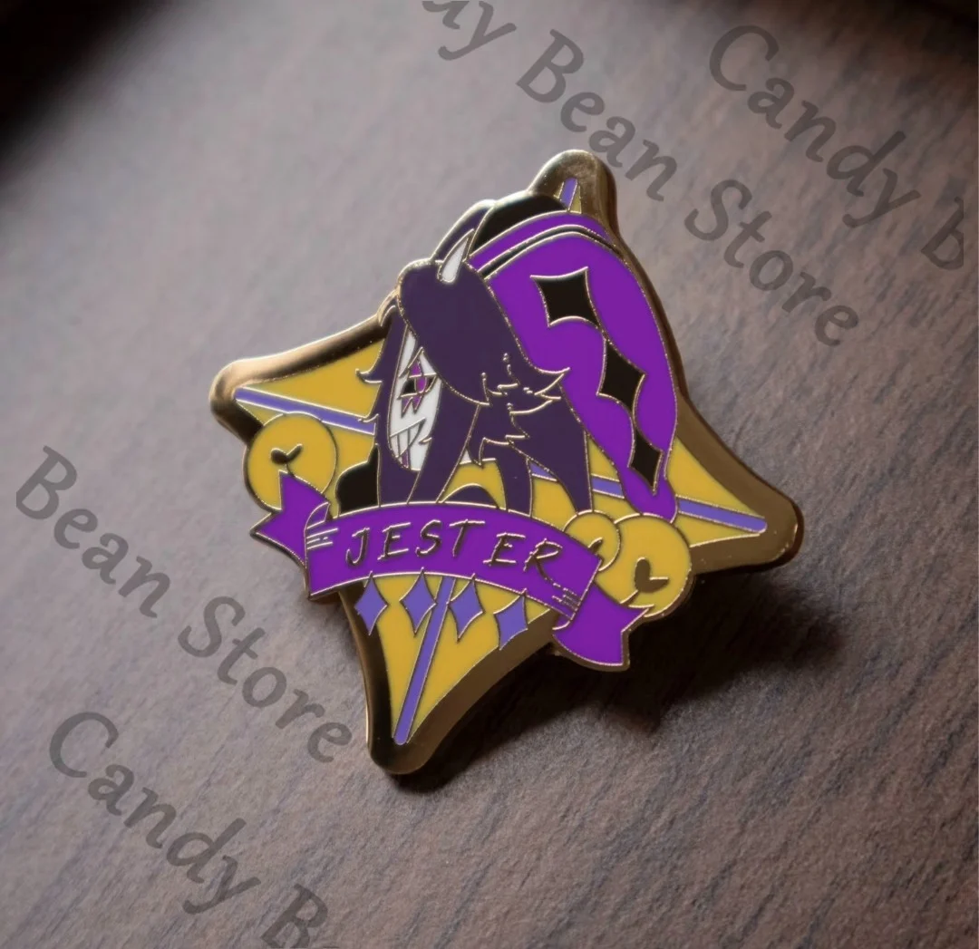 The Freak Circus Anime Pierrot Jester Cosplay Doujin Product Cartoon Metal Badge Brooch Emblem Breastpin Pin Pendant Xmas