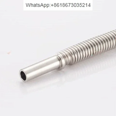 Vacuum 6mm ferrule type bellows VCR hose 1/4 3/8 gas connection pipe 8 10 12mm-3-5m