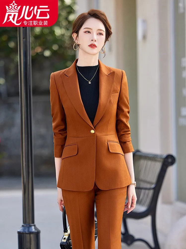 

Beauty Industry High Sense Business Suit Tailored Suit Formal Clothes Women's Suit Overalls Temperament Goddess StyleolHigh-End8