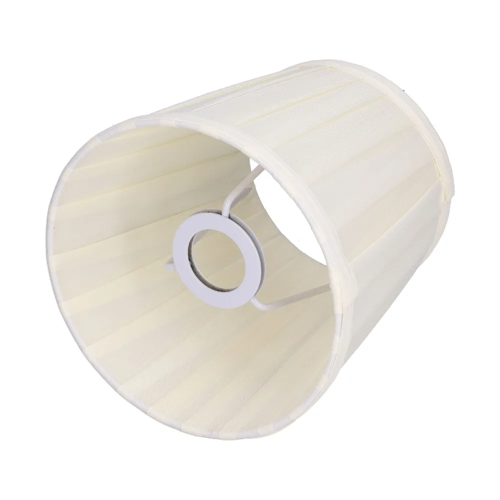 

3PCS Simple Fabric Lampshade Clip On Design 5.5 inch Height Chandelier Lamp Shades Lamp Cover Indoor Lamp