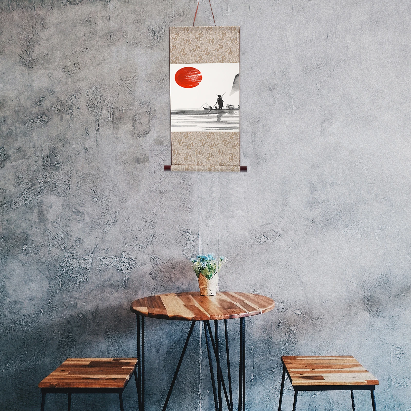 

2pcs Blank Calligraphy Scroll Chinese Brush Painting Paper Rice Wall Scrolls for Beginners Lightweight Sketch Paper for Kanji
