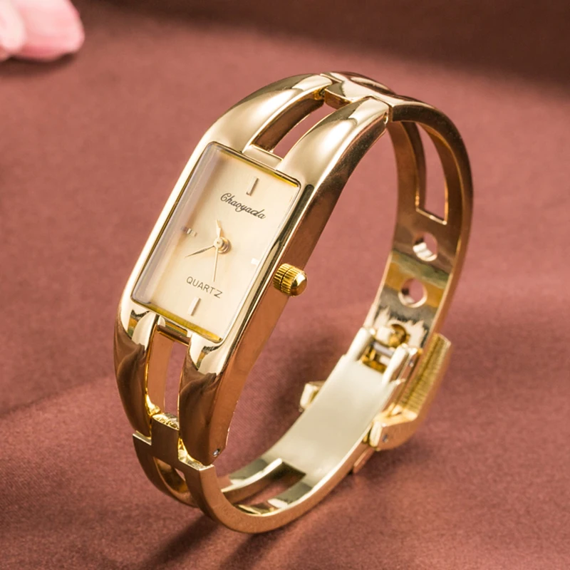 Chaoyada new women's lady watches 4-position adjustable gold watches women young girls birthday gifts five colors luxury watches